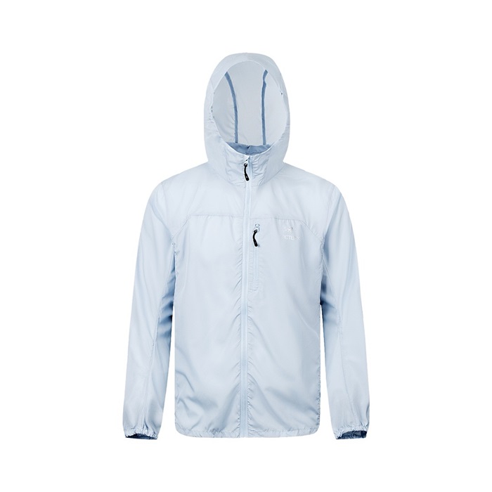 アークテリクスユニセックスブルーウィンドブレーカージャケットc544