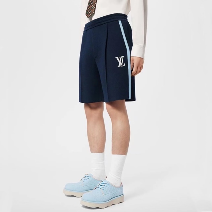 ルイヴィトンメンズネイビーショートパンツc391