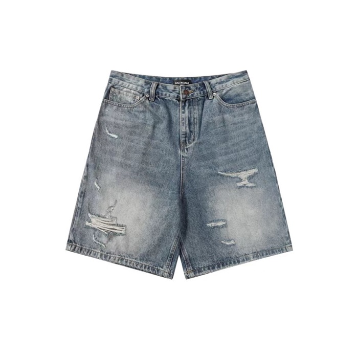 バレンシアガメンズブルーショートパンツc471