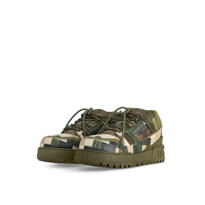 ルイヴィトンメンズグリーンスニーカーs638