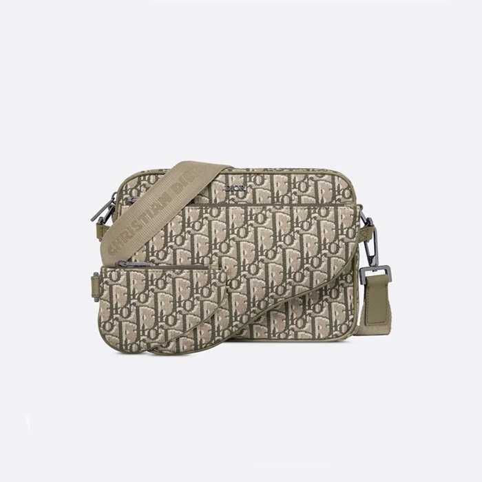 ディオールメンズオブリークグレークロスバッグb1661