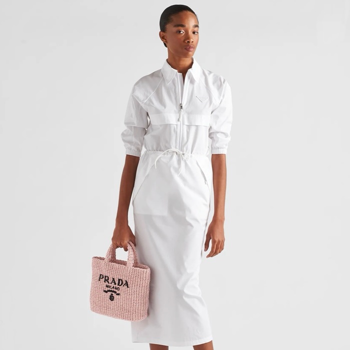 プラダレディースピンクトートバッグb1665