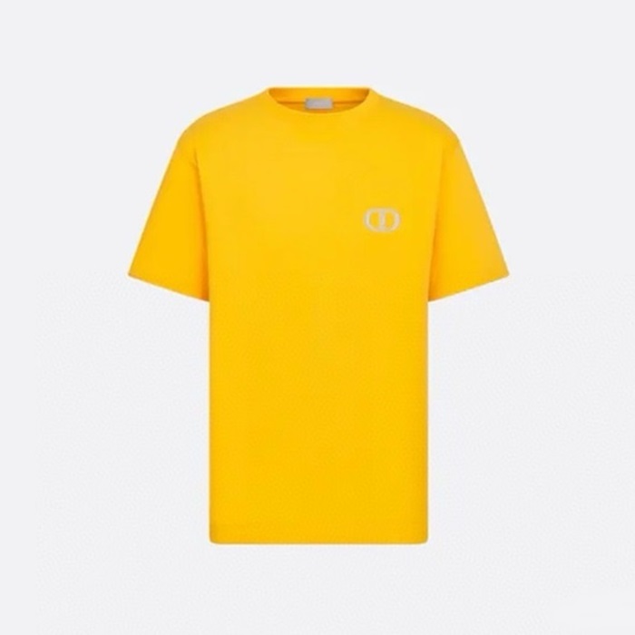 ディオールメンズイエロー半袖Tシャツc576