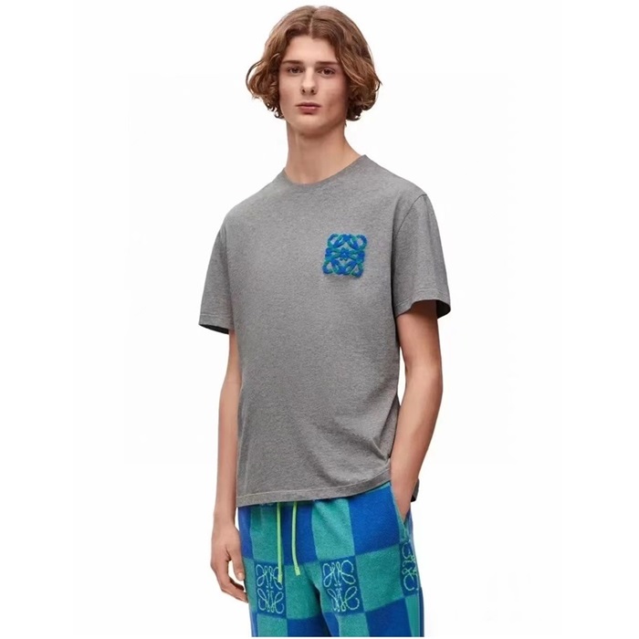 ロエベメンズグレー半袖Tシャツc334