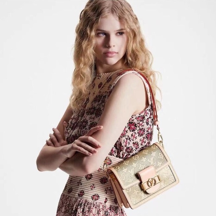 ルイヴィトンレディースジャカードドフィーヌバッグM22826b1872