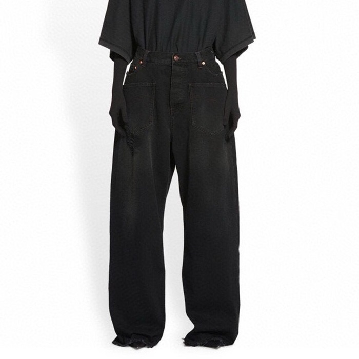 バレンシアガメンズブラックジーンズc627