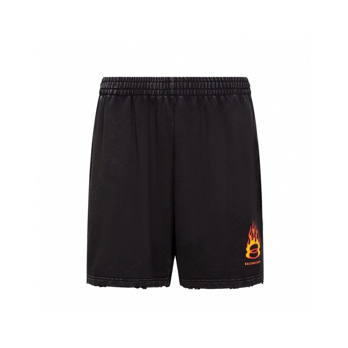 バレンシアガメンズブラックショートパンツc636