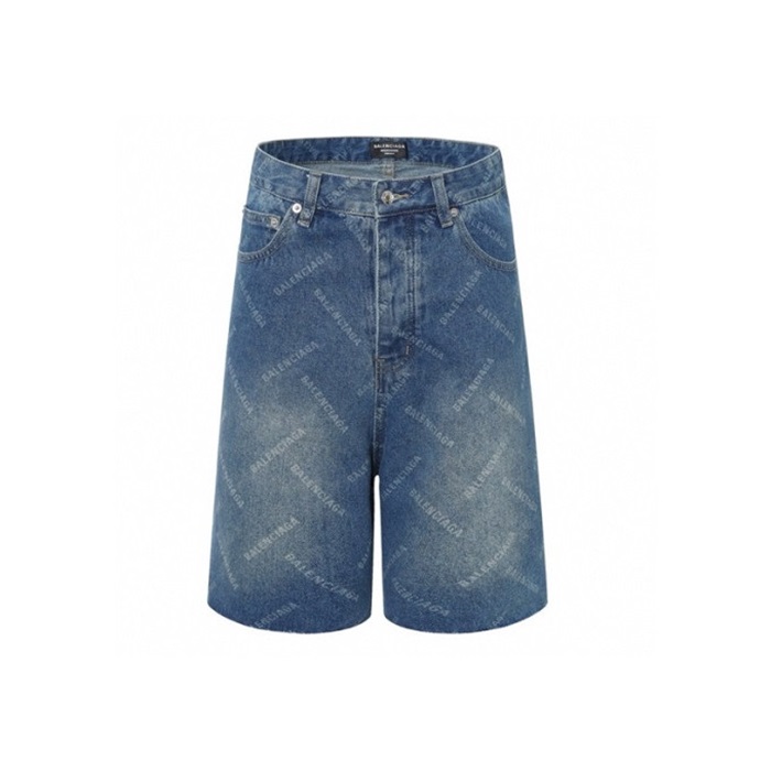 バレンシアガメンズブルーショートパンツc642