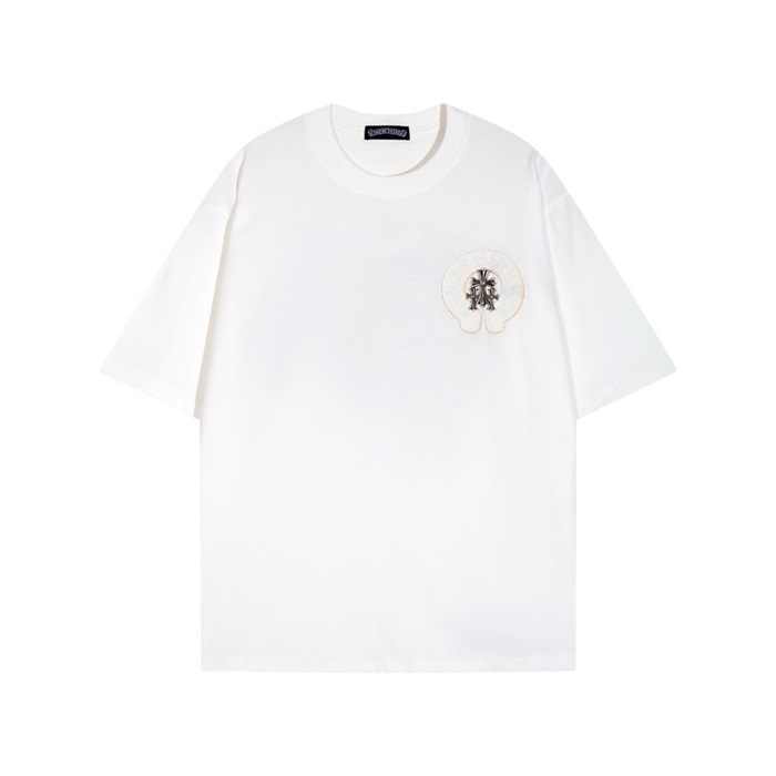 クロムハーツメンズホワイト半袖Tシャツc654