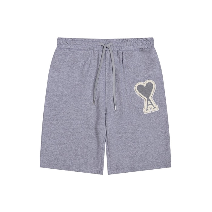 アミメンズグレーショートパンツc695