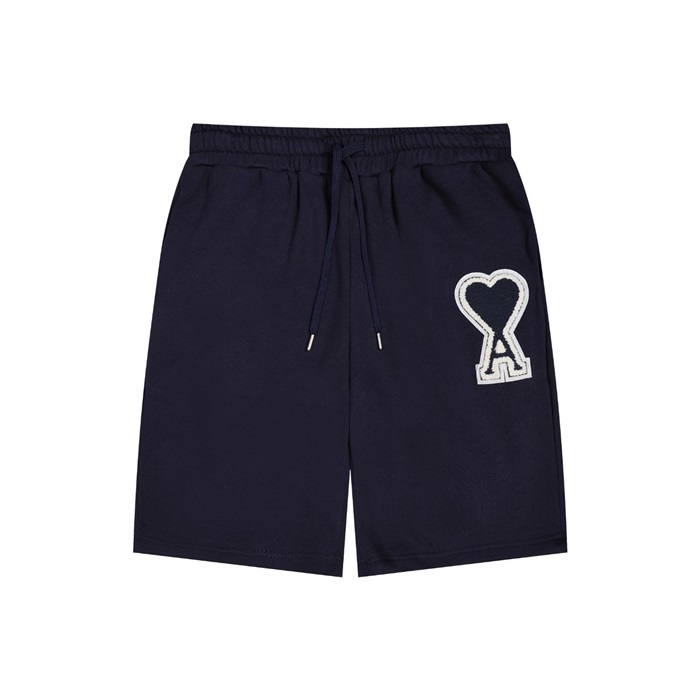 アミメンズブラックショートパンツc696