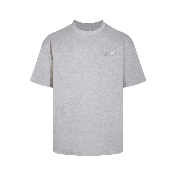ヴェトモンユニセックスグレー半袖Tシャツc707