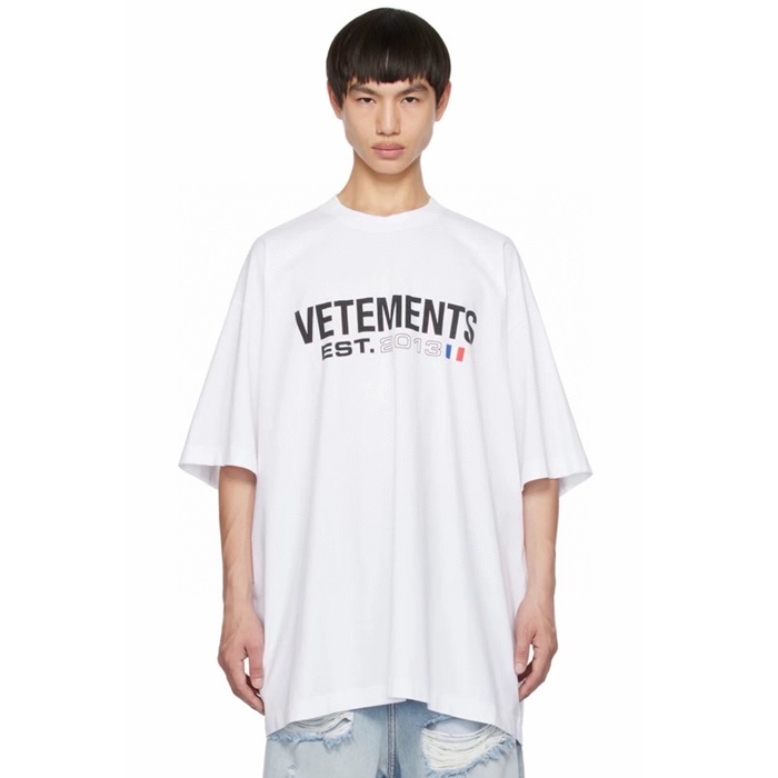 ヴェトモンユニセックス半袖Tシャツc729