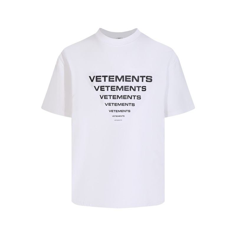 ヴェトモンユニセックス半袖Tシャツc732