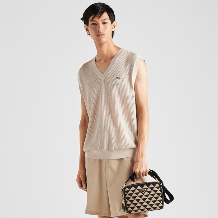プラダメンズベージュタンクトップc784