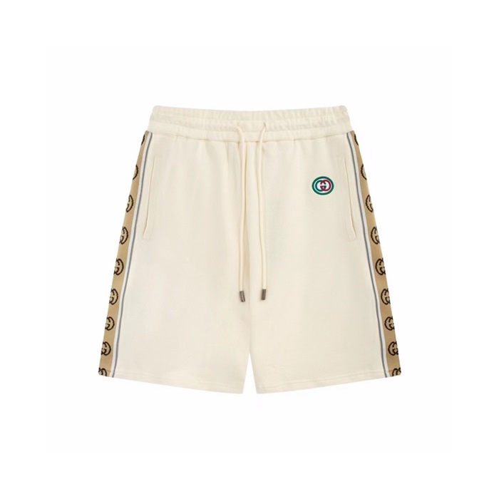 グッチメンズホワイトショートパンツc655