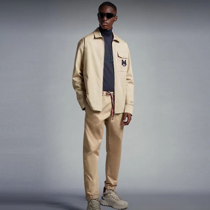 モンクレールメンズベージュパンツc468