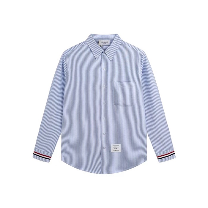 トムブラウンメンズブルーシャツc61