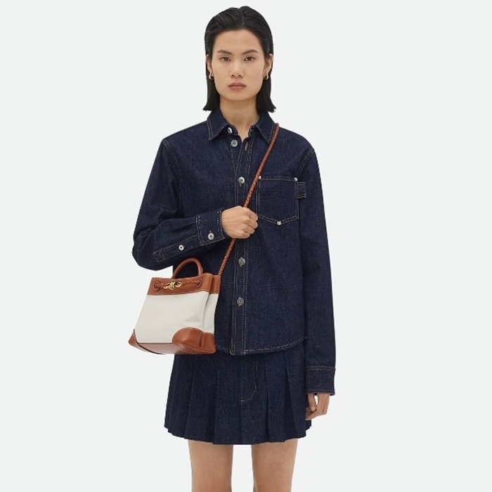 ボッテガヴェネタレディースベージュアンディアーモバッグb1954