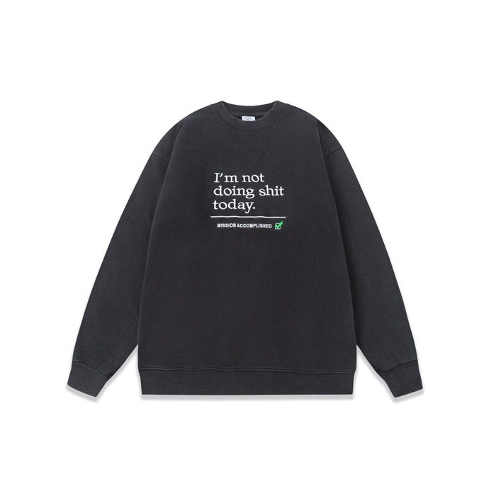 ヴェトモンメンズブラック長袖Tシャツc818