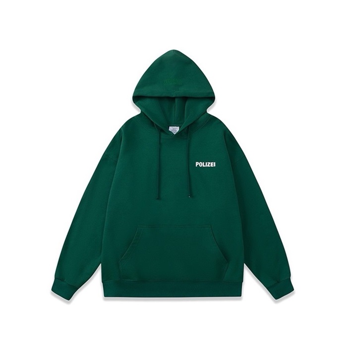 ヴェトモンユニセックスグリーンフーディc859