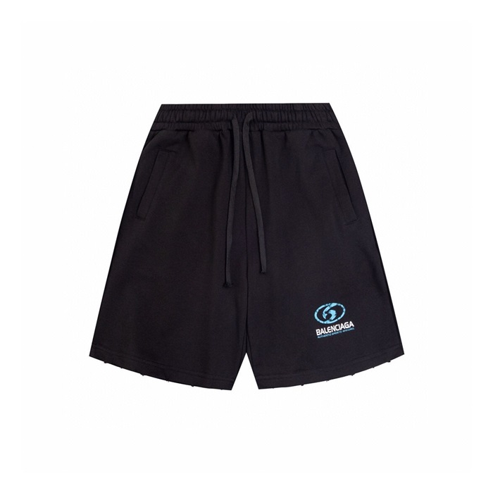バレンシアガメンズブラックショートパンツc866