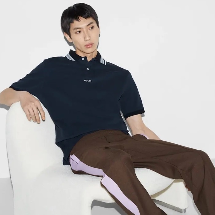 グッチメンズポロ半袖Tシャツc897