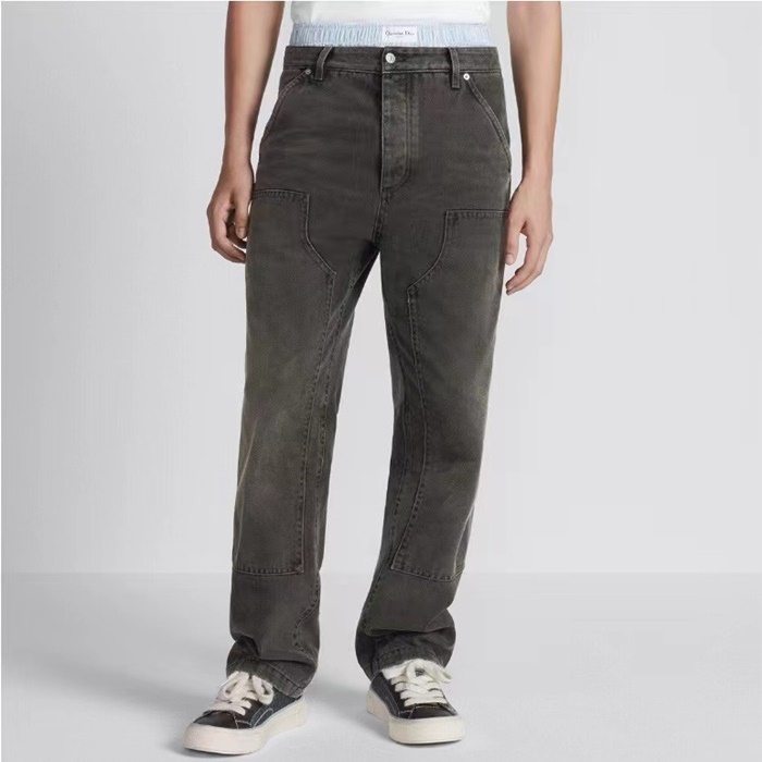 ディオールメンズブラックジーンズc879