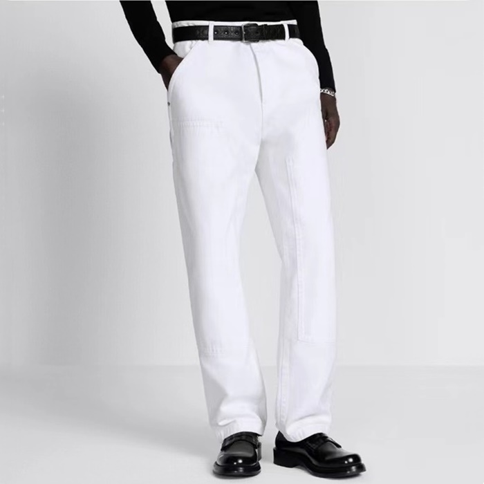 ディオールメンズホワイトジーンズc880