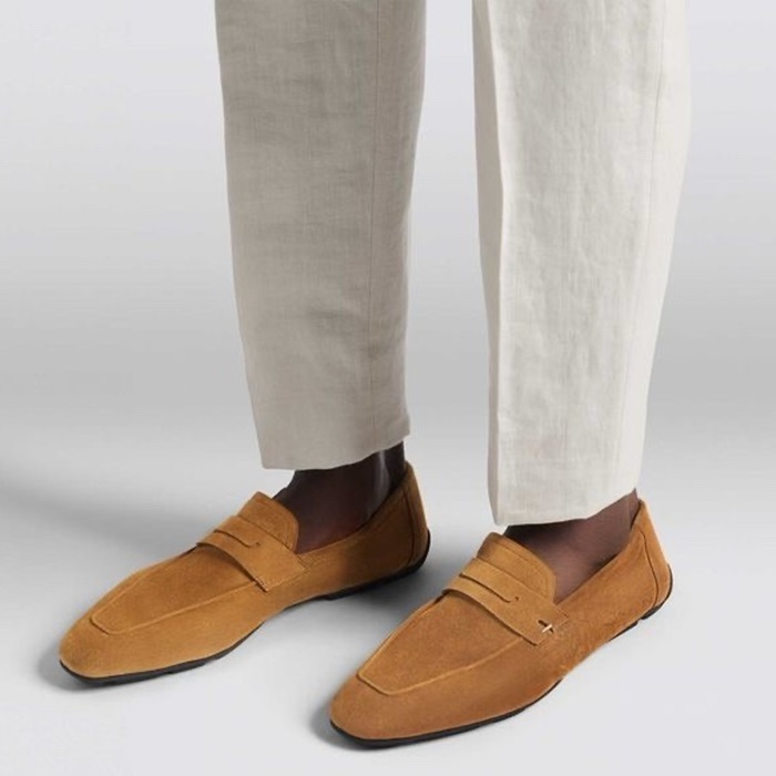 ベルルッティメンズブラウンローファーs700