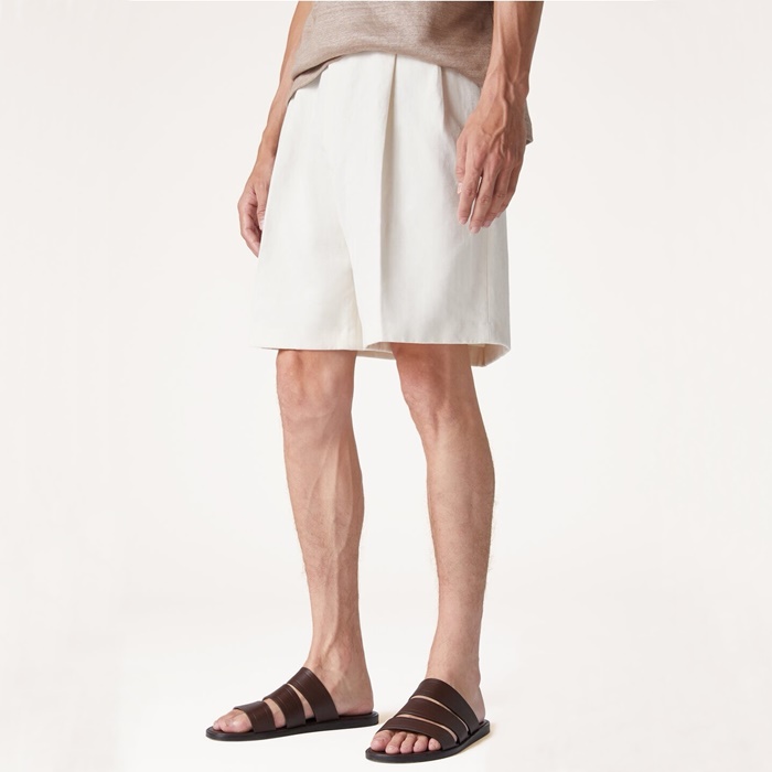 ロロピアーナメンズブラウンスリッパs711