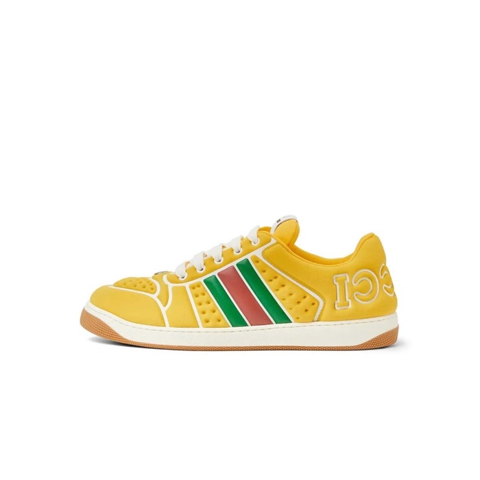 グッチメンズイエロースニーカーs742