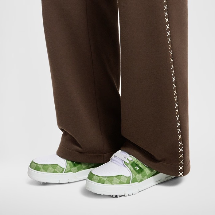 ルイヴィトンメンズグリーンスニーカーs753