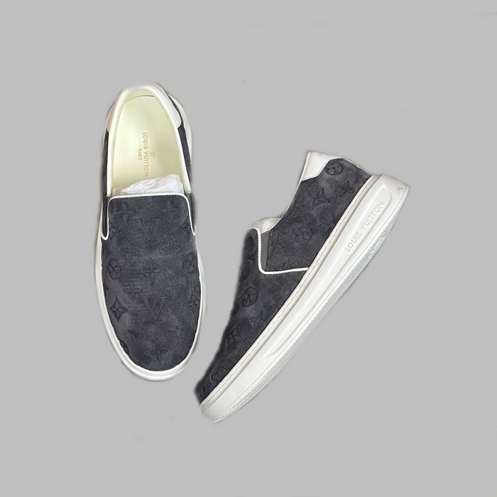 ルイヴィトンメンズグレーローファーs758