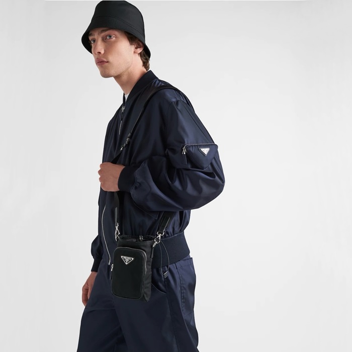 プラダメンズブラックカメラバッグ2H155b2014