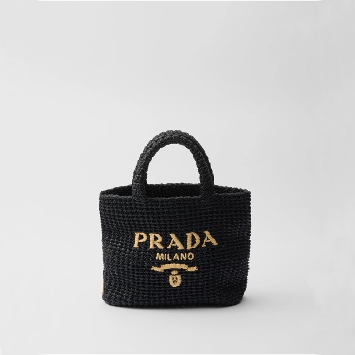 プラダレディースラフィアクロシェトートバッグ1G422b2030