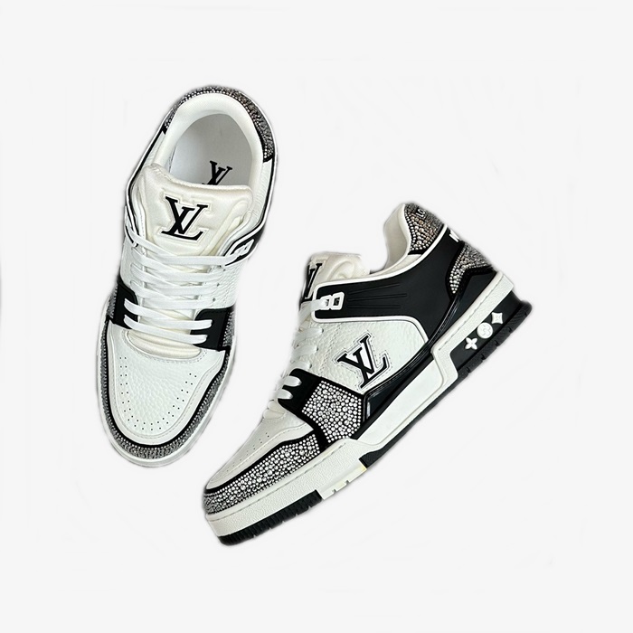 ルイヴィトンメンズブラックスニーカーs871