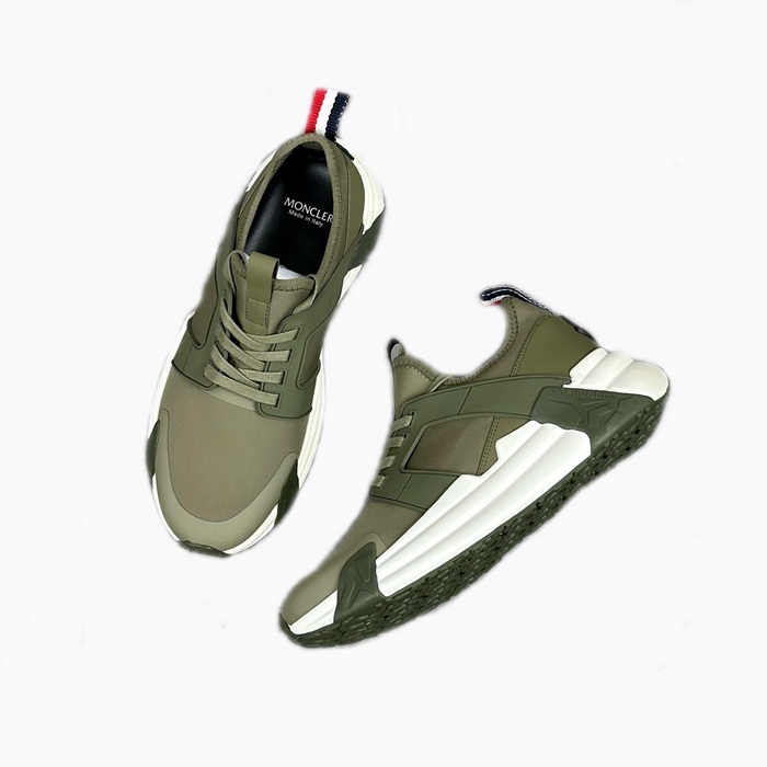 モンクレールメンズカーキスニーカーs877