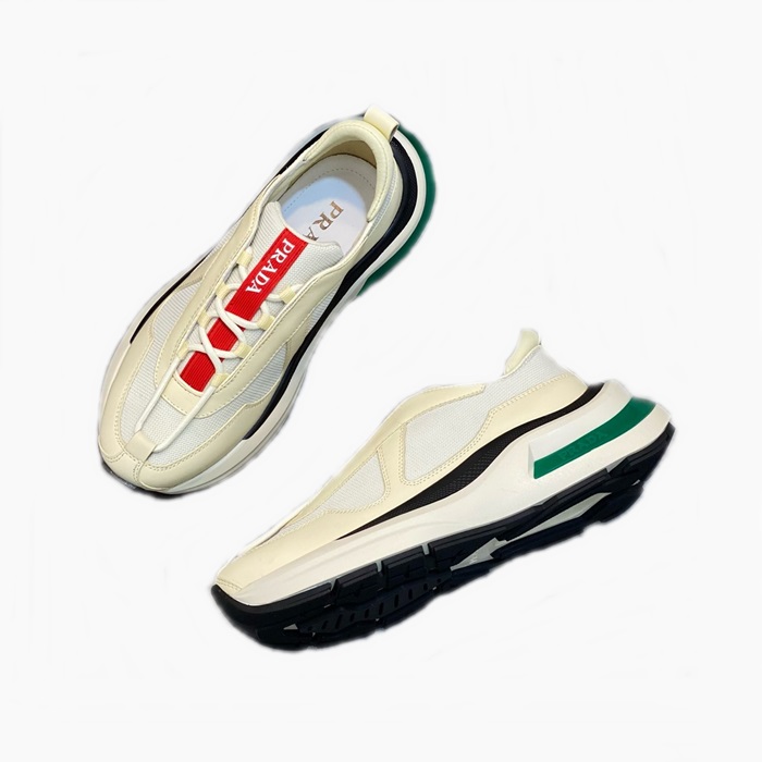 プラダメンズアイボリースニーカーs890