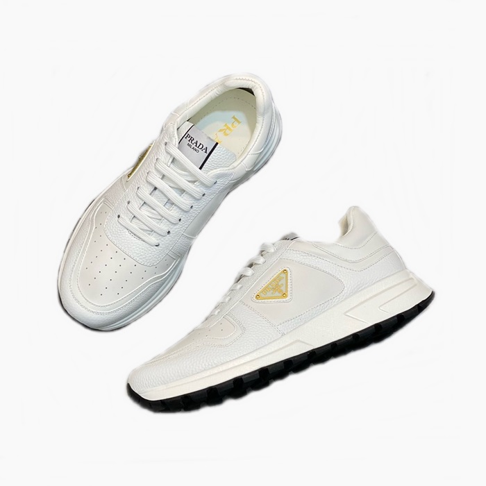 プラダメンズホワイトスニーカーs893