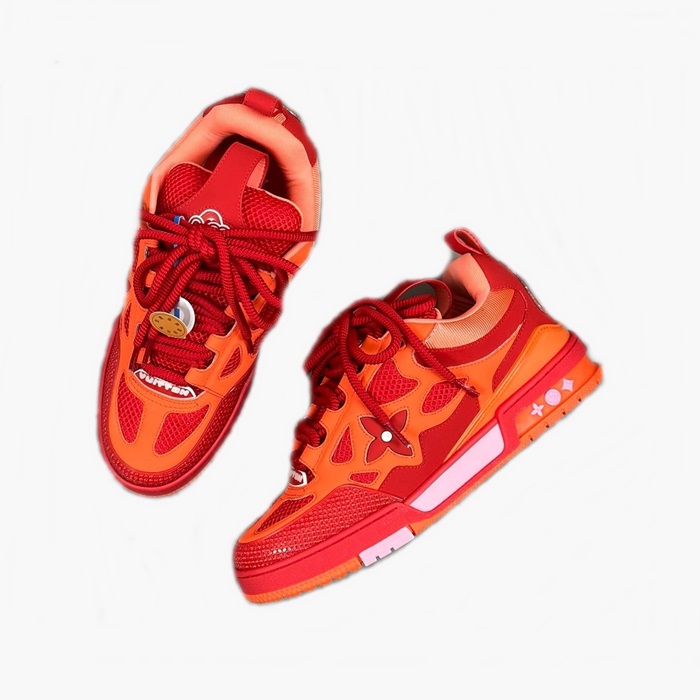 ルイヴィトンメンズレッドスニーカーs916