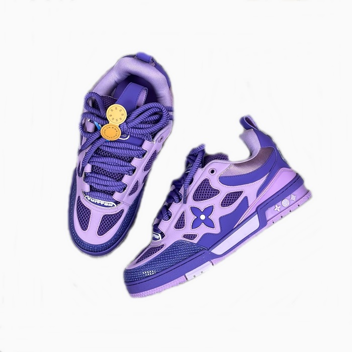 ルイヴィトンメンズパープルスニーカーs919