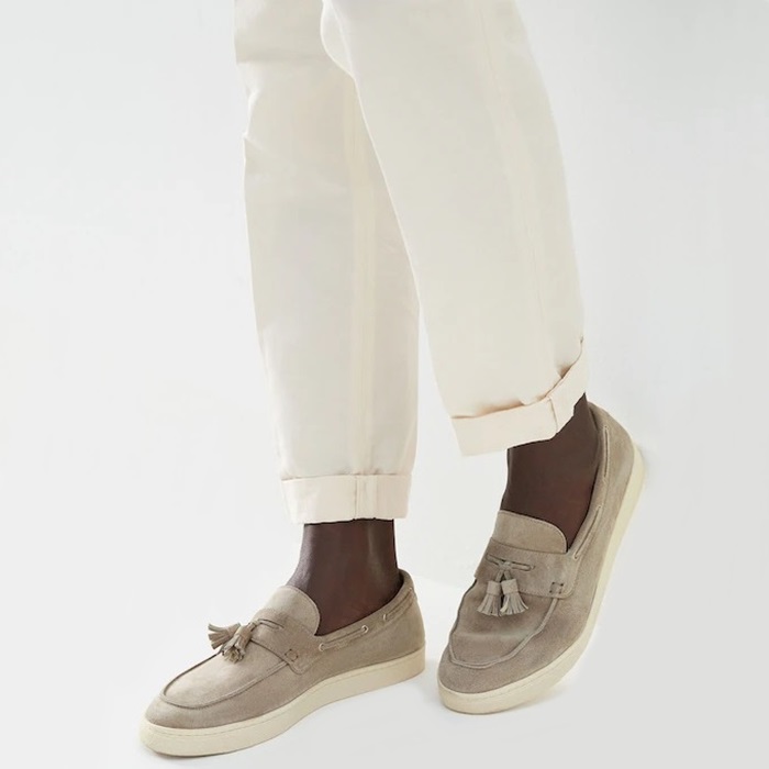 ブルネロクチネリメンズローファーs935