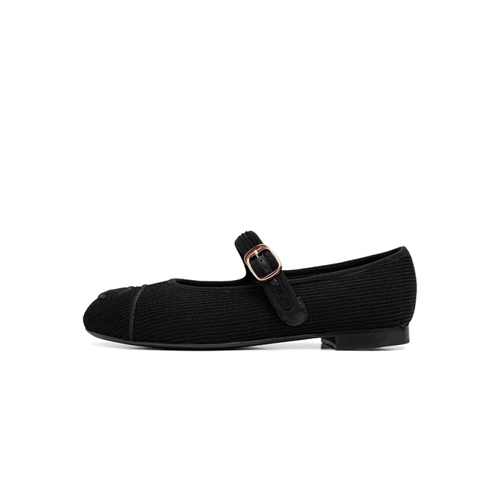 シャネルレディースメリージェーンフラットs946