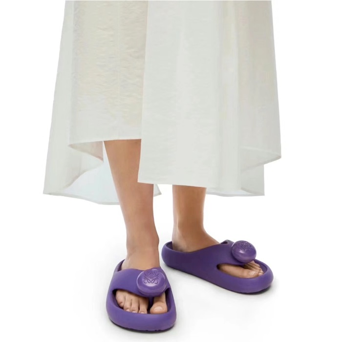 ロエベレディースパープルスリッパs948