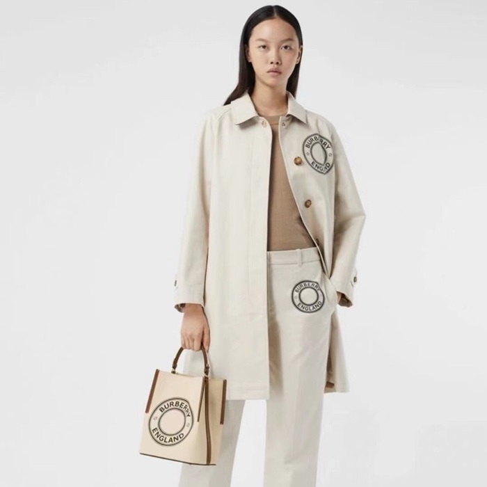 バーバリーレディースベージュバケットバッグb2097