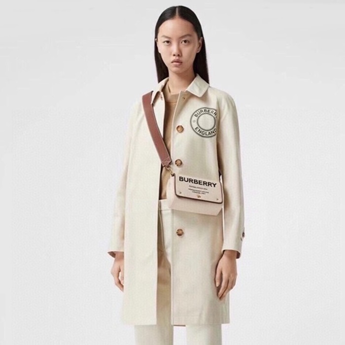 バーバリーレディースベージュクロスバッグb2114