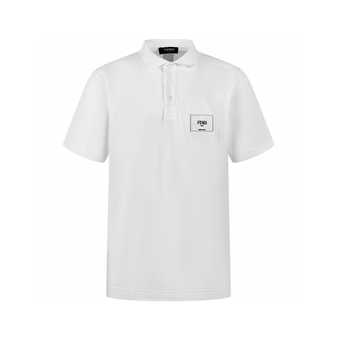 ェンディメンズホワイト半袖ポロシャツc921