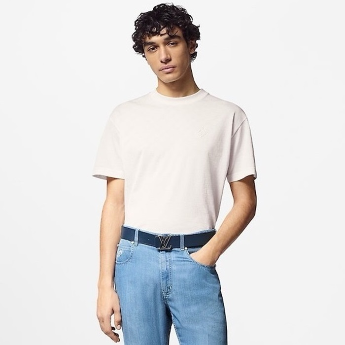 ルイヴィトンメンズホワイト半袖Tシャツc956