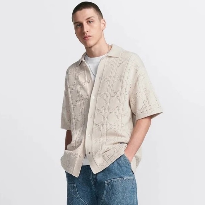 ディオールメンズベージュ半袖Tシャツc961